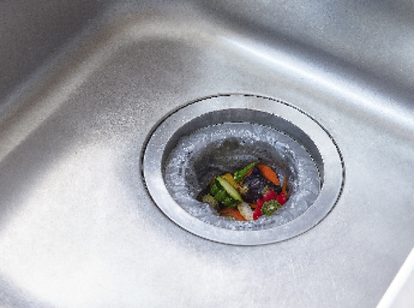 らくポイリング使用の排水口